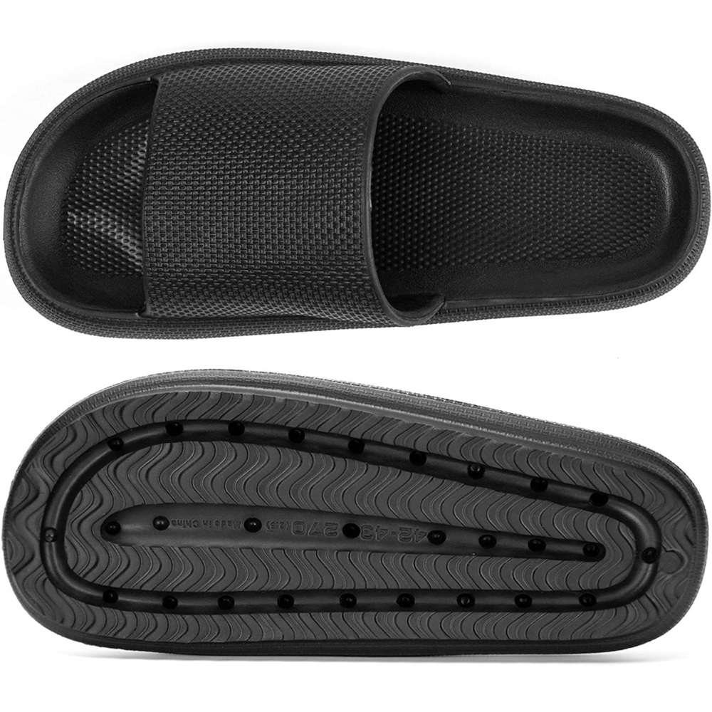 Women's size 7-8 Indoor Outdoor Sandals Slides, Shower Slides Soft Cloud